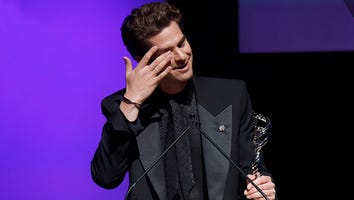Andrew Garfield Tearfully Accepts CDGA Award